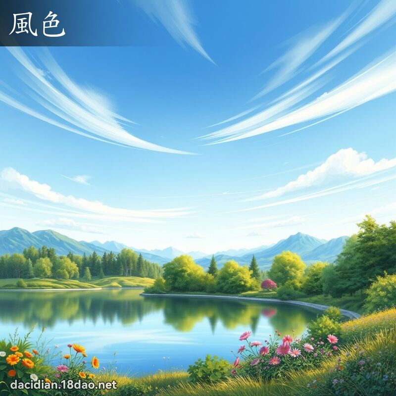風色 - 國語大辭典配圖