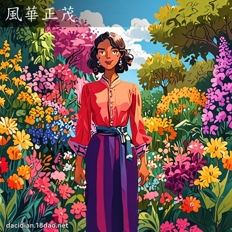 風華正茂 - 國語大辭典配圖