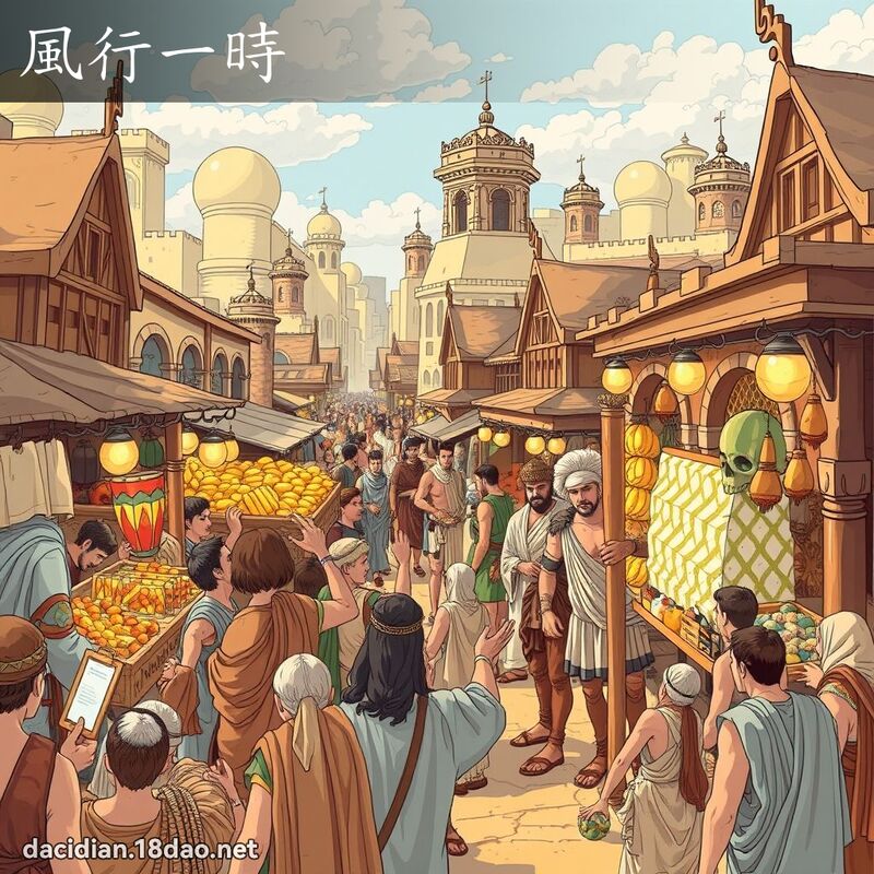 風行一時 - 國語大辭典配圖
