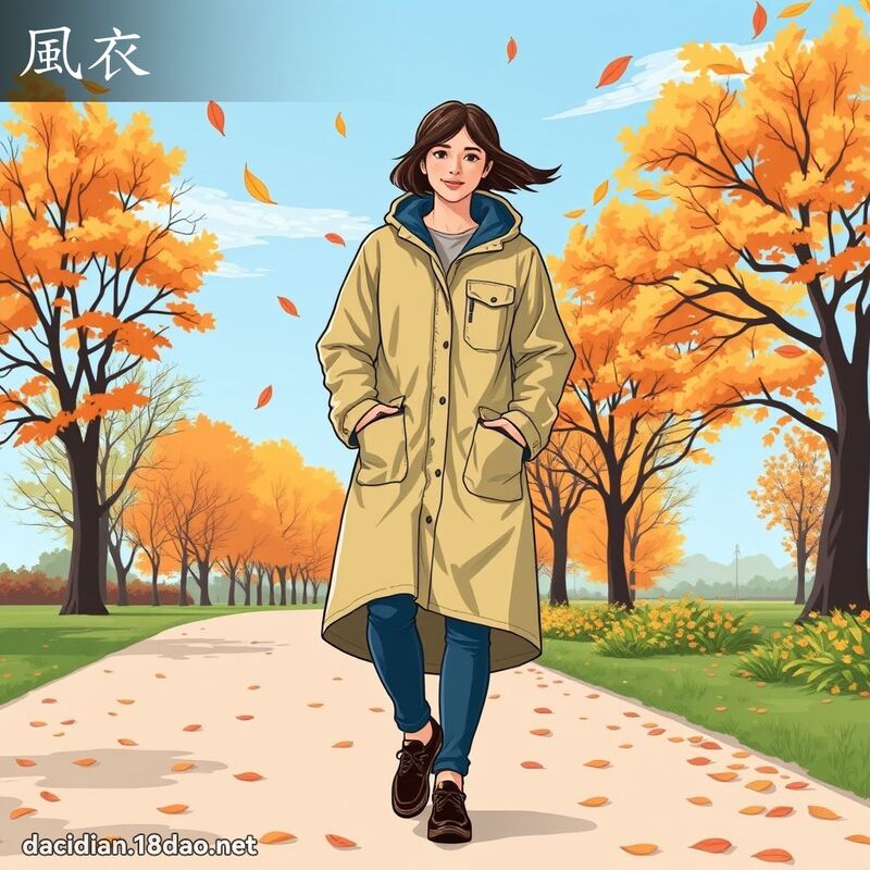 風衣 - 國語大辭典配圖