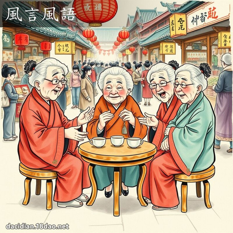 风言风语 - 国语大辞典配图