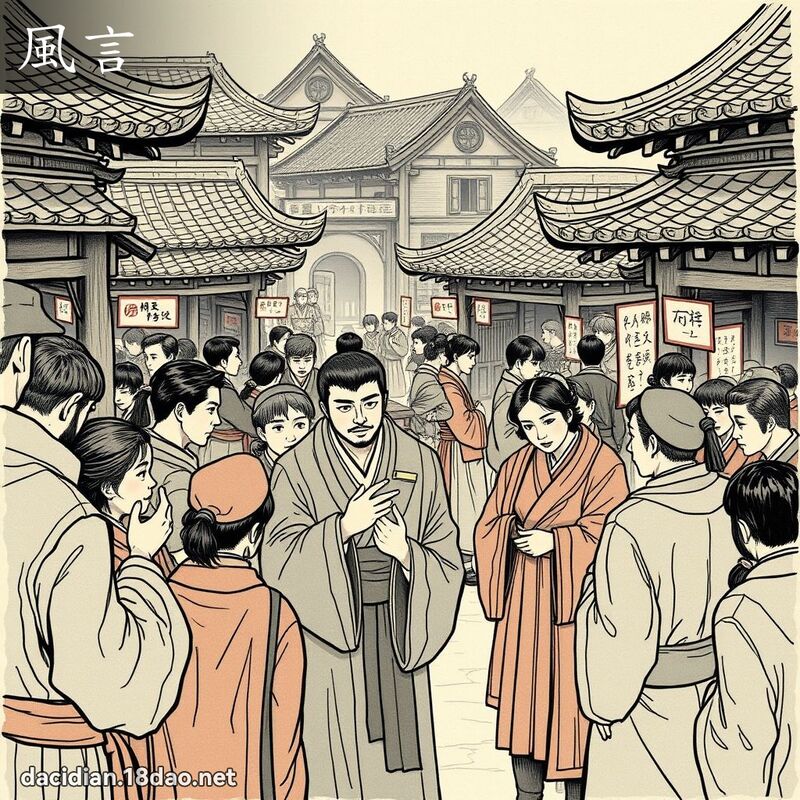 風言 - 國語大辭典配圖
