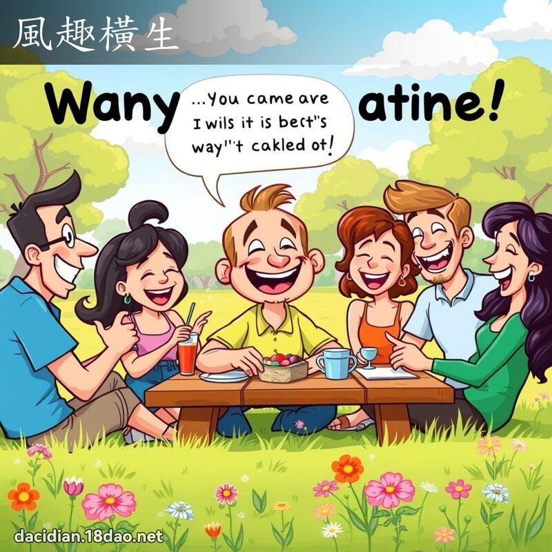 風趣橫生 - 國語大辭典配圖