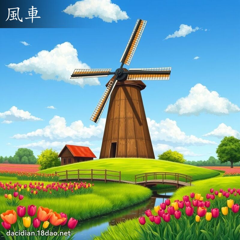风车 - 国语大辞典配图