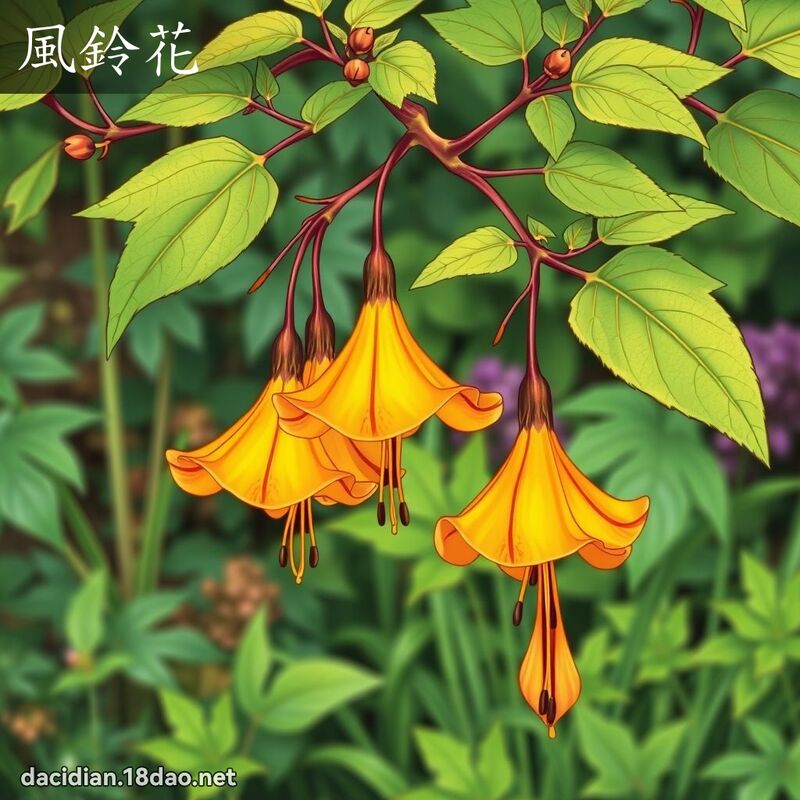 風鈴花 - 國語大辭典配圖