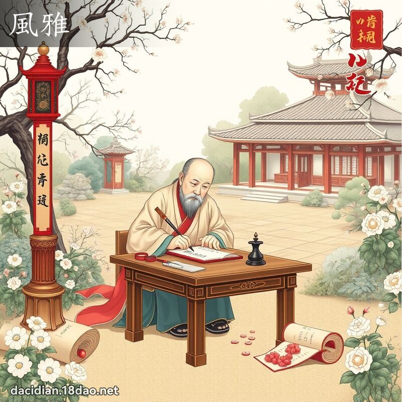 風雅 - 國語大辭典配圖