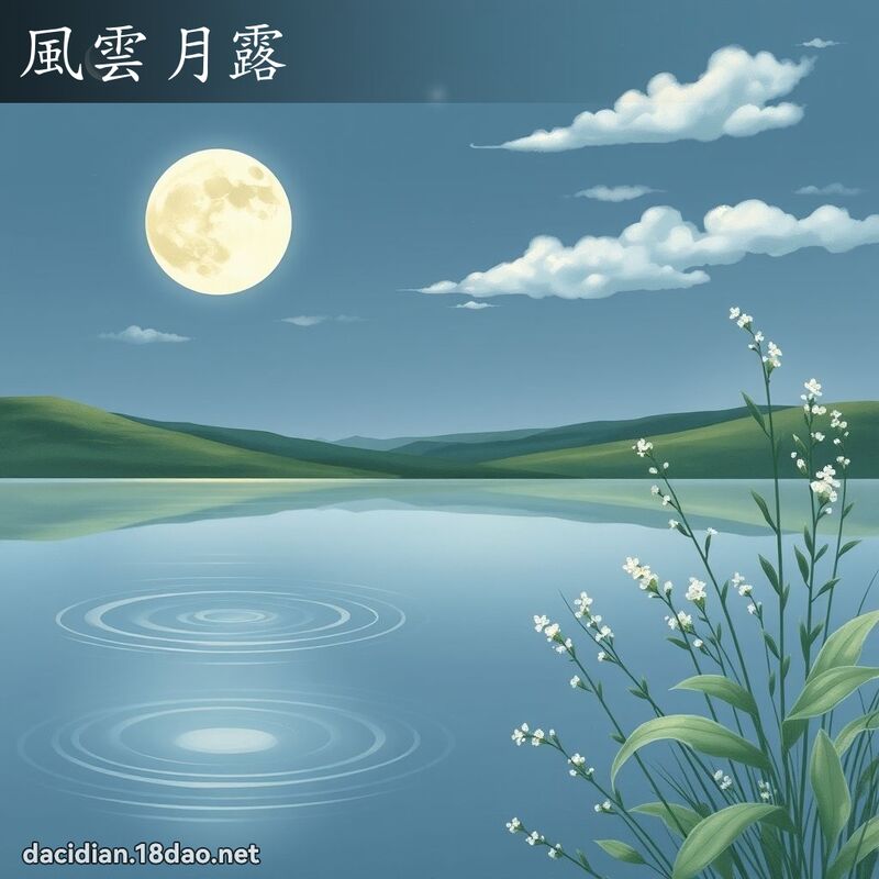 风云月露 - 国语大辞典配图