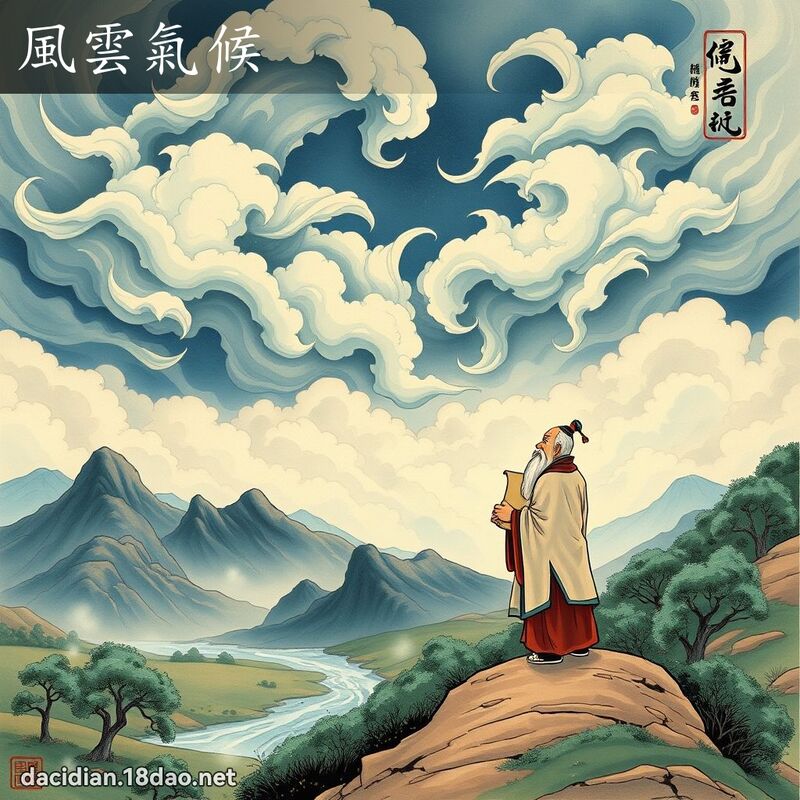 風雲氣候 - 國語大辭典配圖