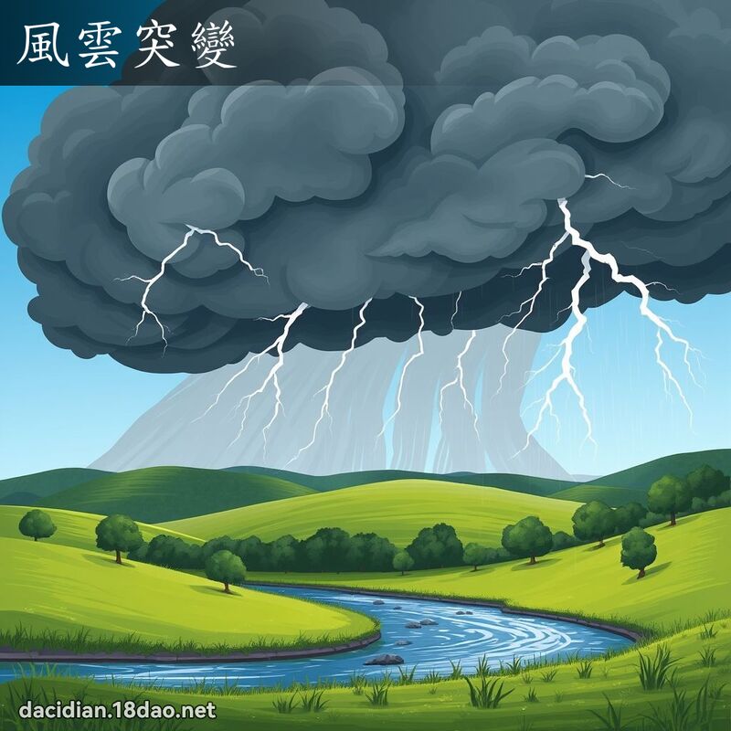 风云突变 - 国语大辞典配图