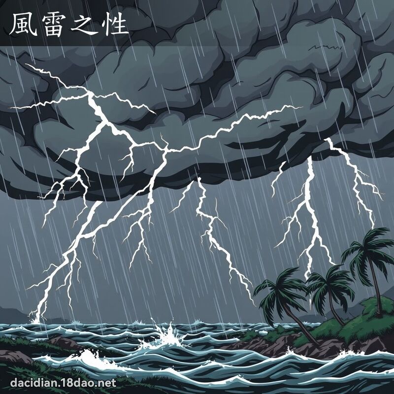 風雷之性 - 國語大辭典配圖
