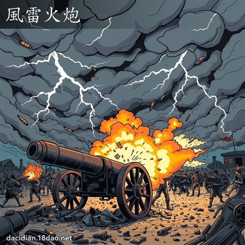 风雷火炮 - 国语大辞典配图
