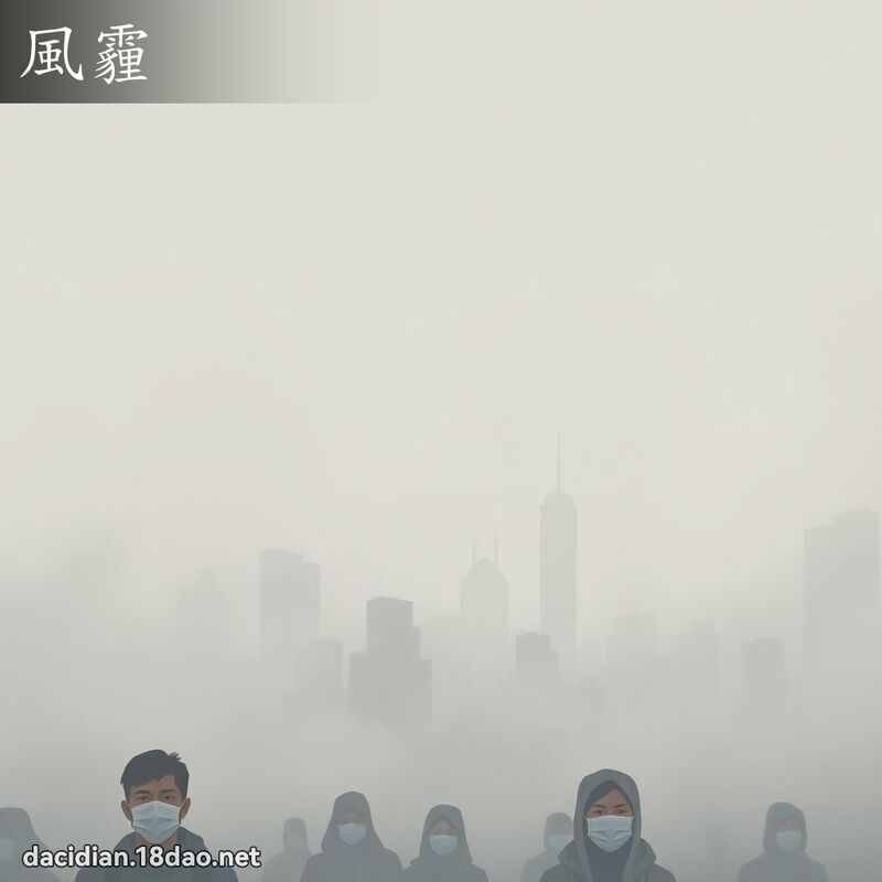 風霾 - 國語大辭典配圖