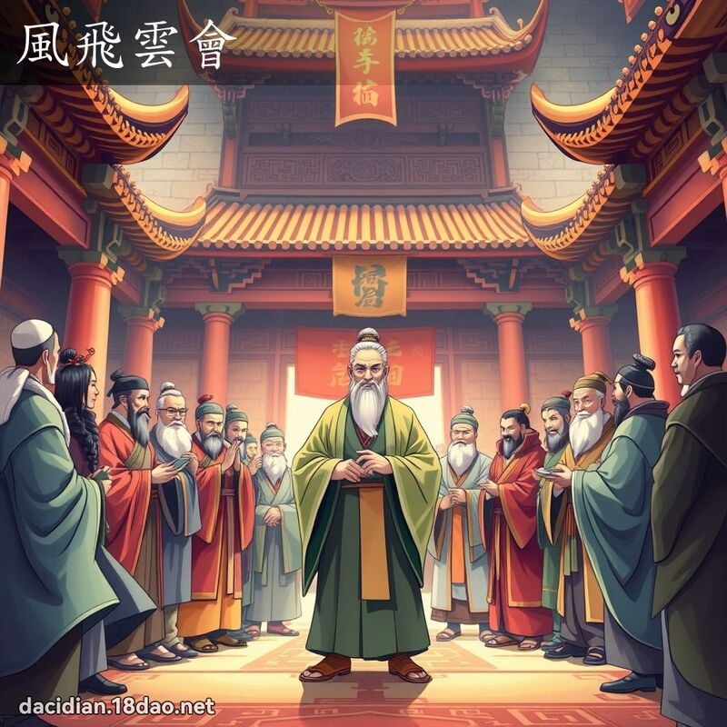 风飞云会 - 国语大辞典配图