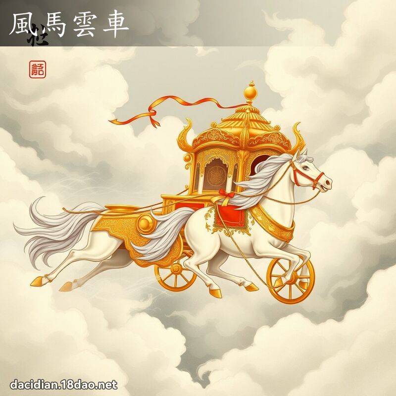 风马云车 - 国语大辞典配图