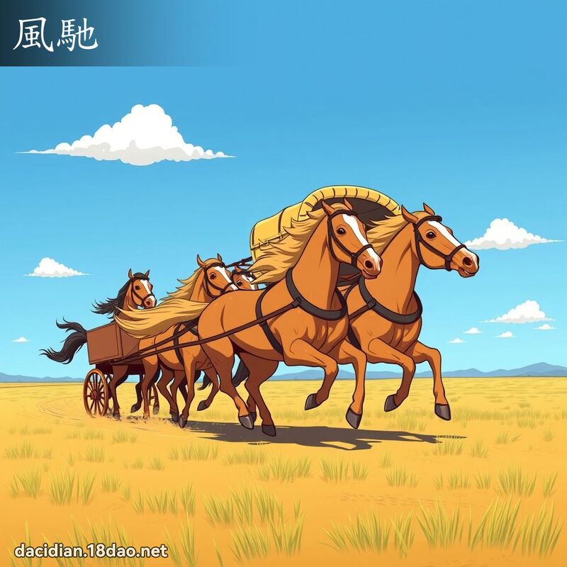 风驰 - 国语大辞典配图