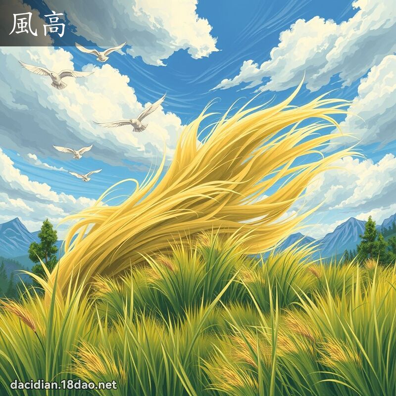 风高 - 国语大辞典配图