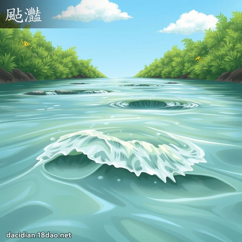 颭灩 - 國語大辭典配圖