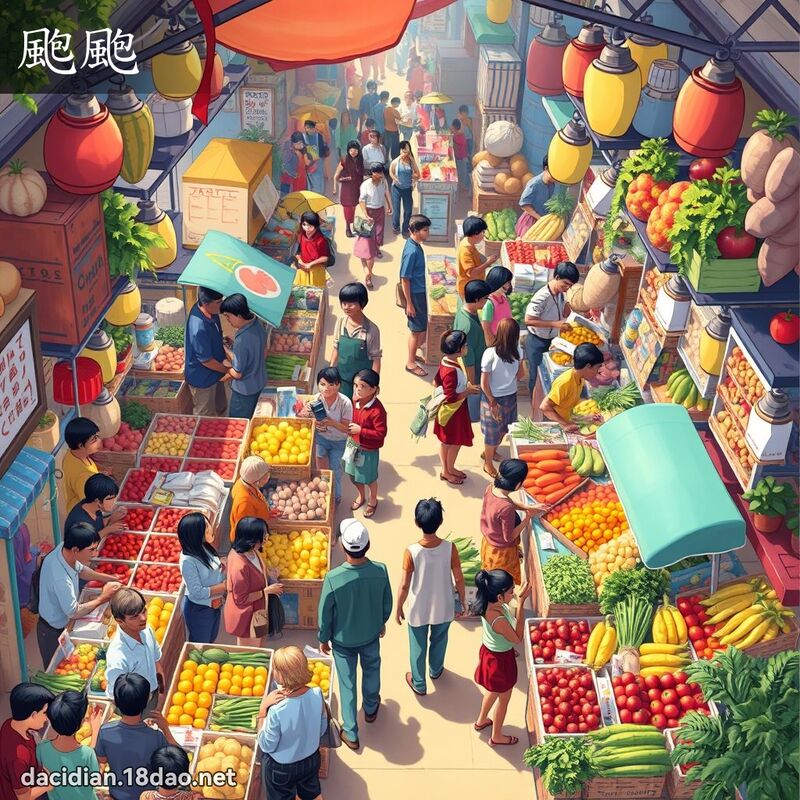 颮颮 - 國語大辭典配圖