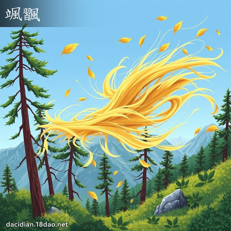 颯飁 - 国语大辞典配图