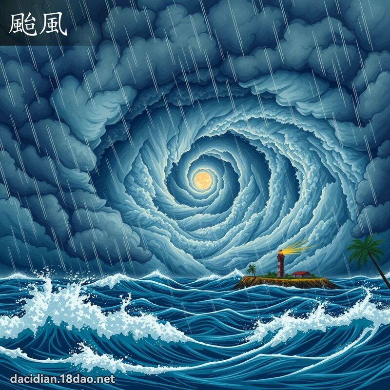 颱風 - 國語大辭典配圖