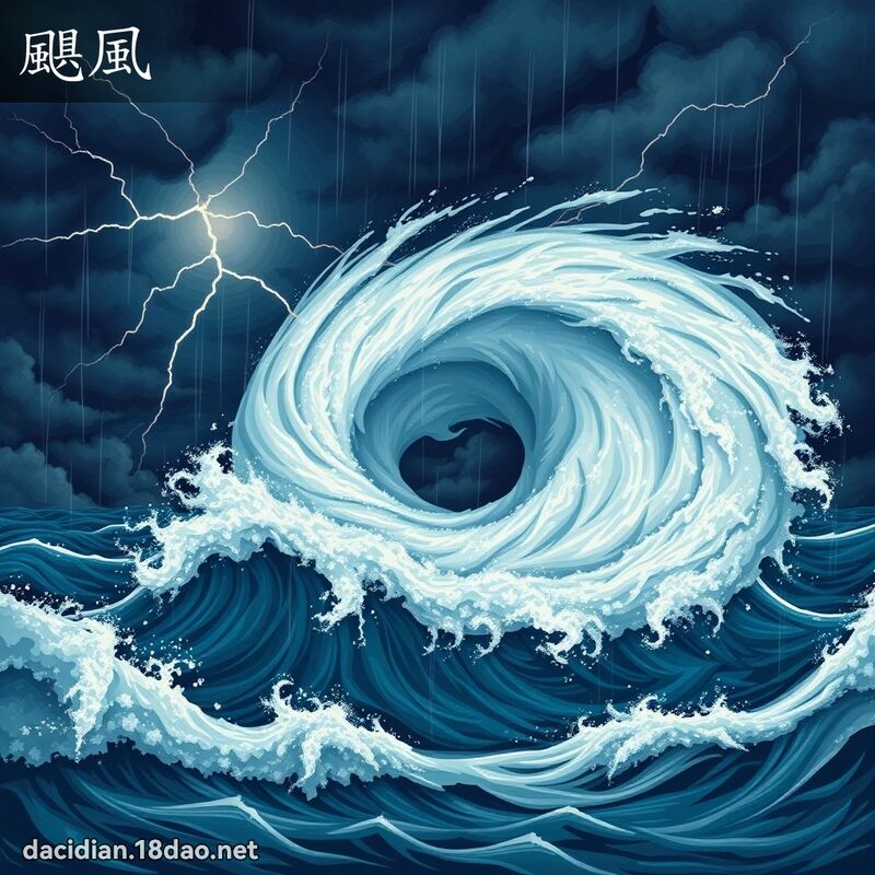 颶风 - 国语大辞典配图