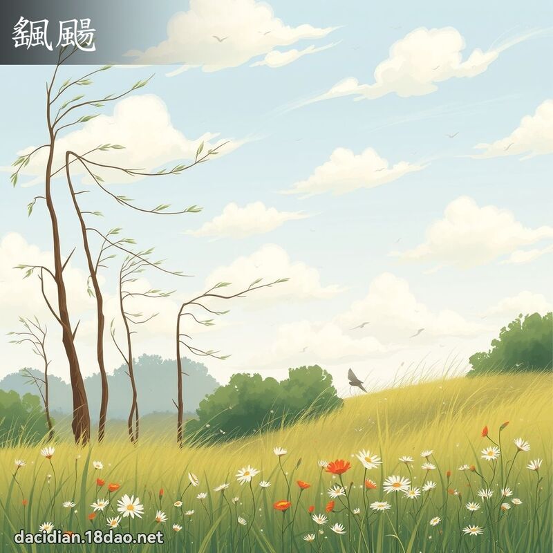 颻颺 - 國語大辭典配圖