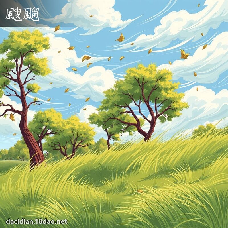 颼飀 - 国语大辞典配图