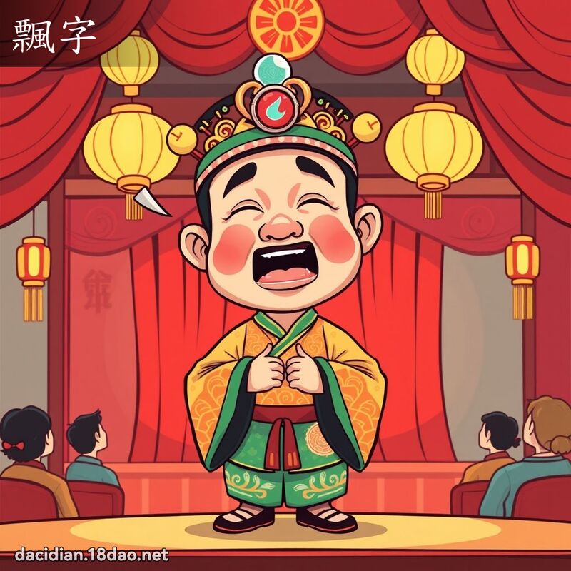 飘字 - 国语大辞典配图