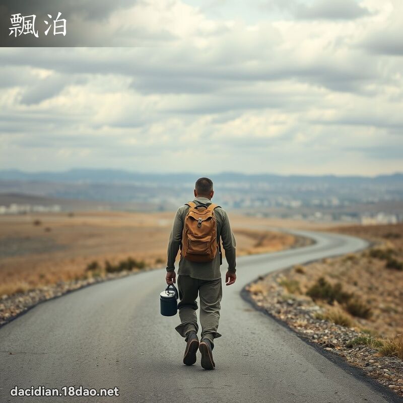 飄泊 - 國語大辭典配圖
