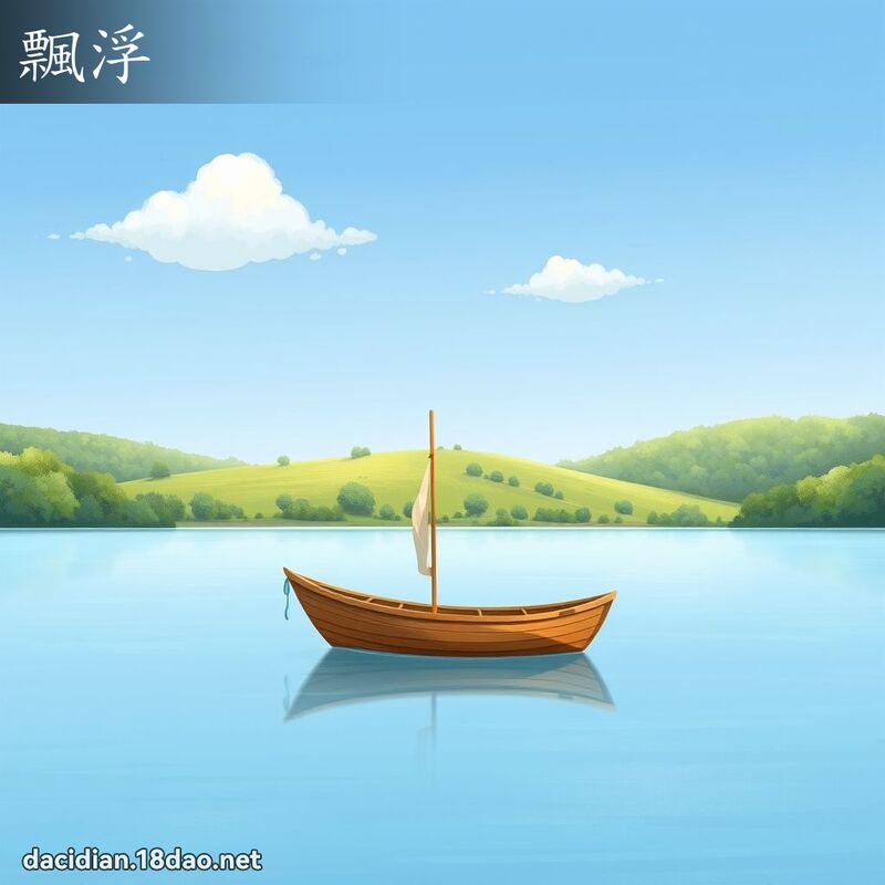 飘浮 - 国语大辞典配图