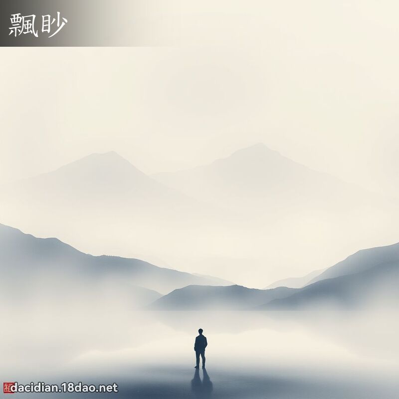 飄眇 - 國語大辭典配圖