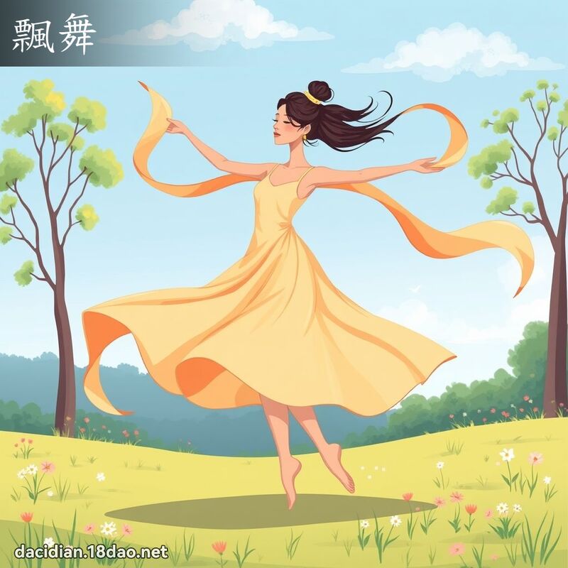 飘舞 - 国语大辞典配图