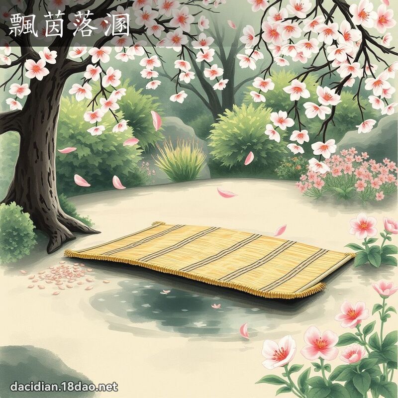 飄茵落溷 - 國語大辭典配圖
