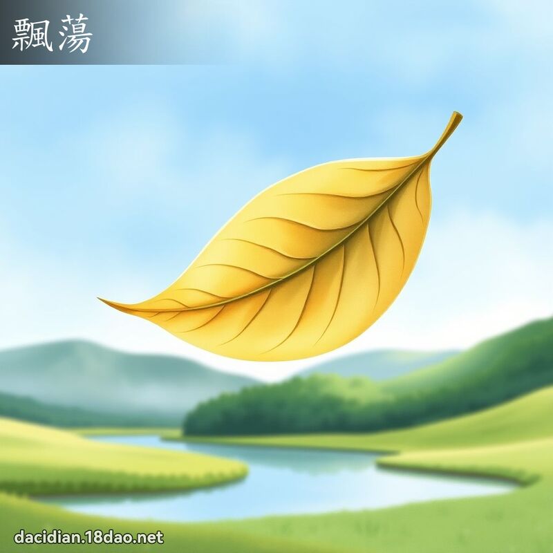 飘荡 - 国语大辞典配图