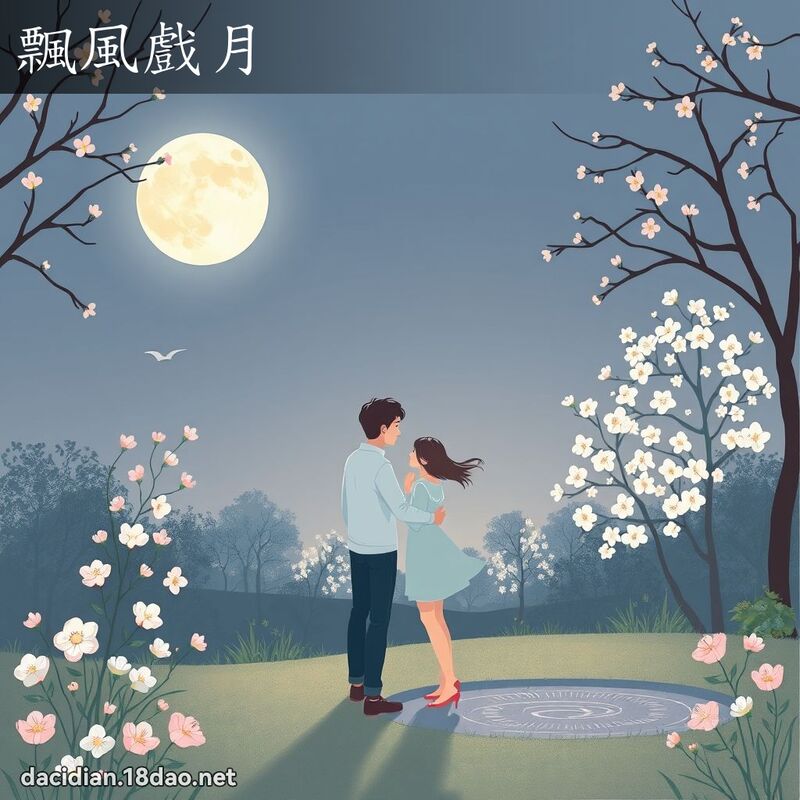 飘风戏月 - 国语大辞典配图