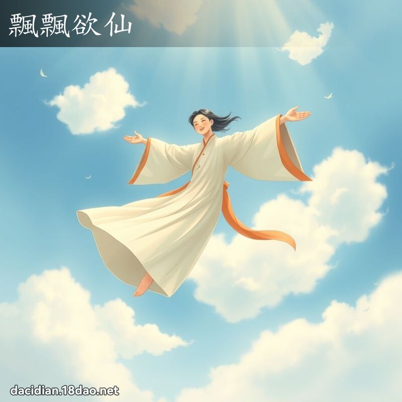 飄飄欲仙 - 國語大辭典配圖