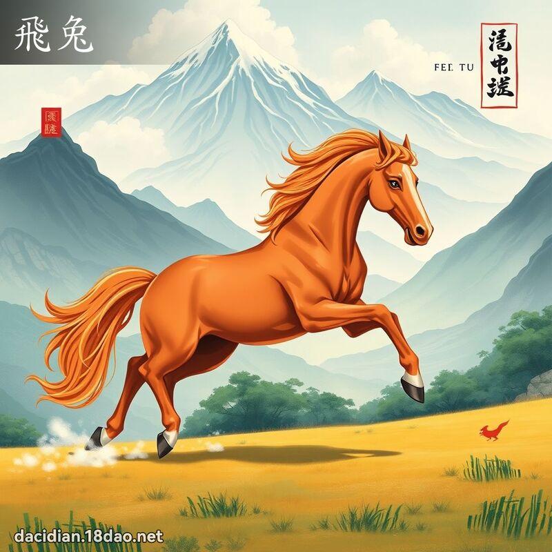 飞兔 - 国语大辞典配图