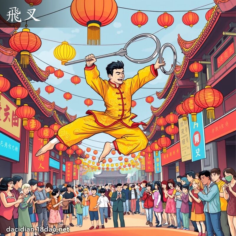 飞叉 - 国语大辞典配图