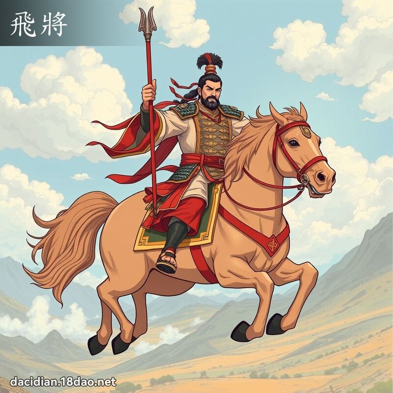 飛將 - 國語大辭典配圖
