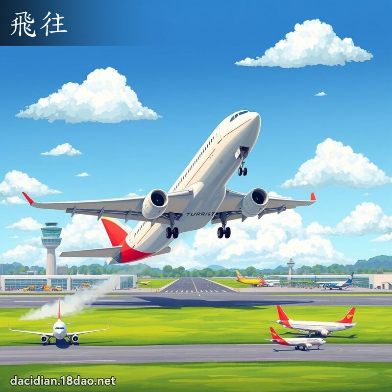 飞往 - 国语大辞典配图