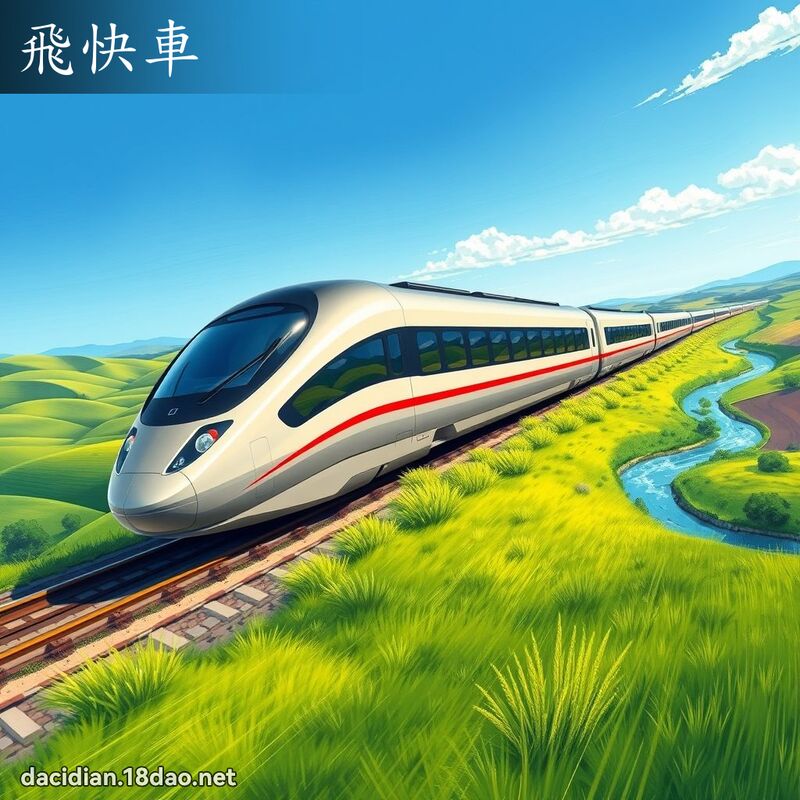 飛快車 - 國語大辭典配圖