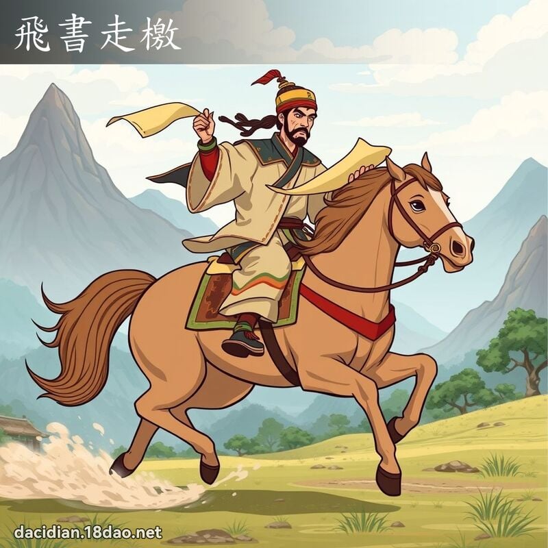 飞书走檄 - 国语大辞典配图