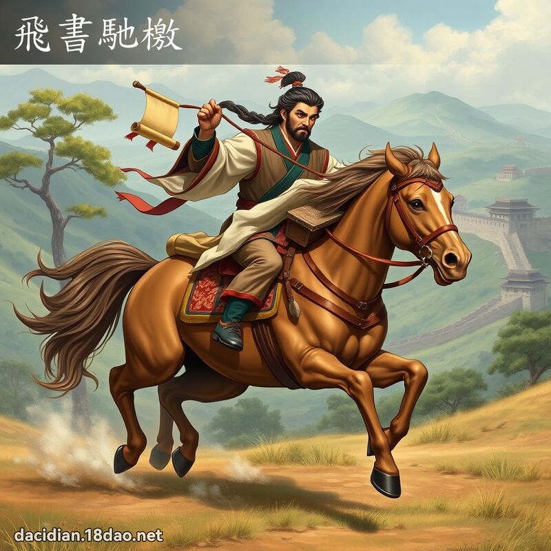 飞书驰檄 - 国语大辞典配图