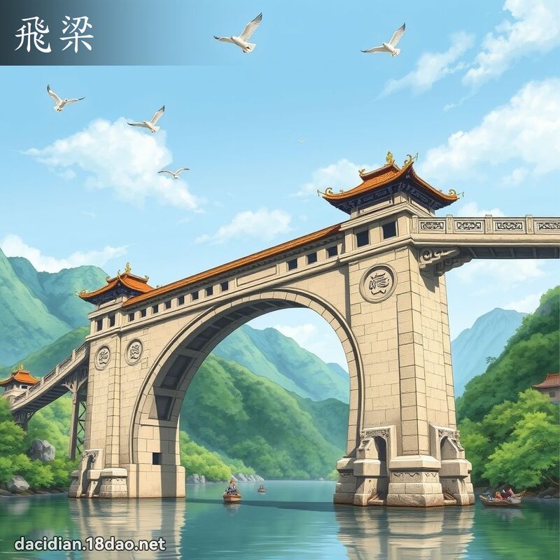 飛梁 - 國語大辭典配圖