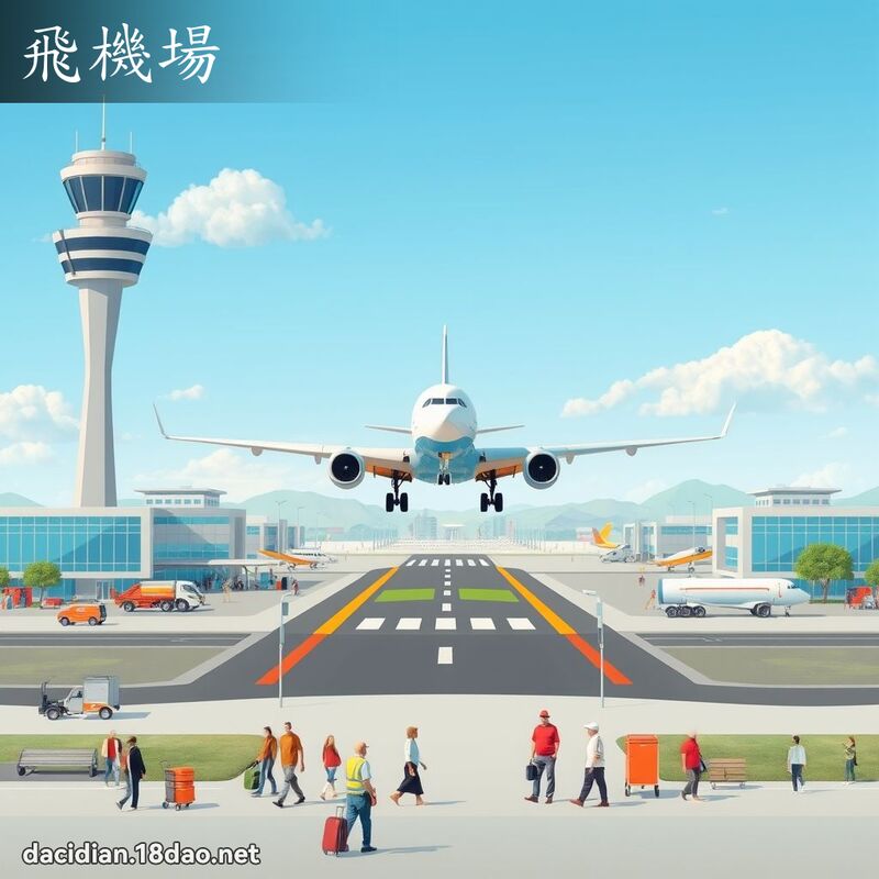 飞机场 - 国语大辞典配图