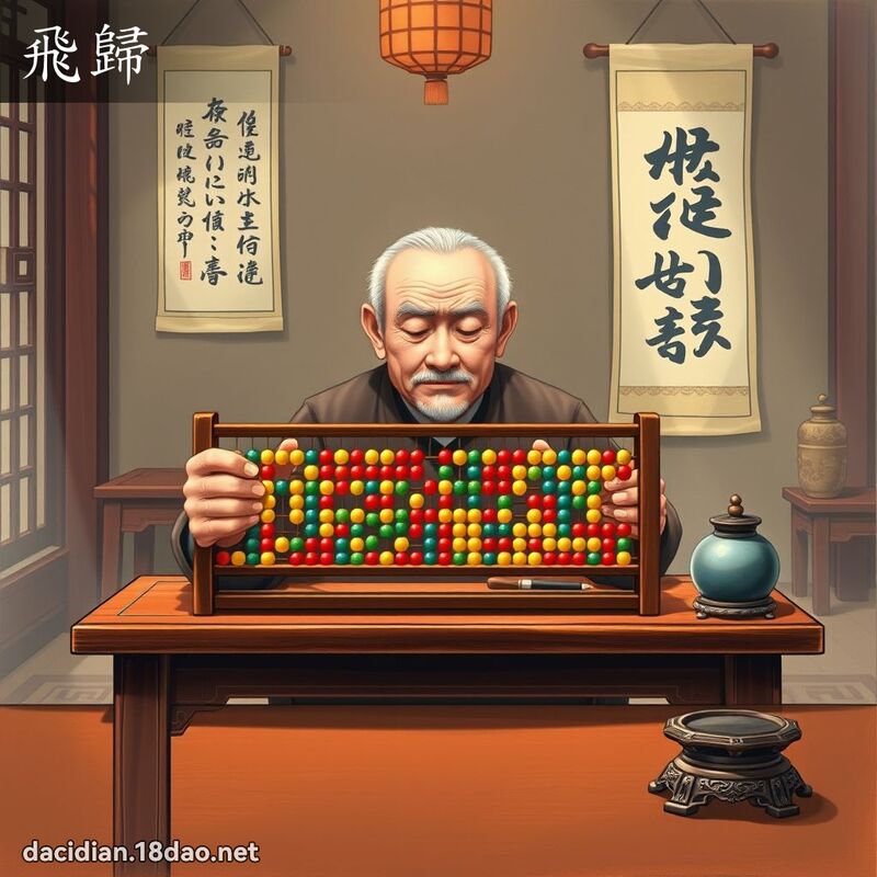 飛歸 - 國語大辭典配圖