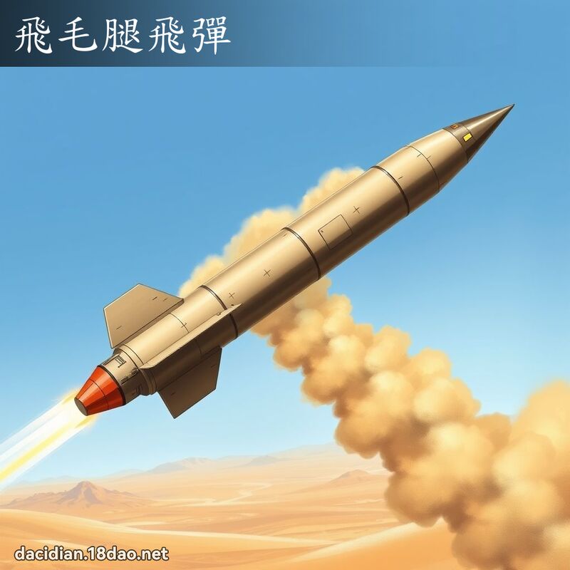 飛毛腿飛彈 - 國語大辭典配圖