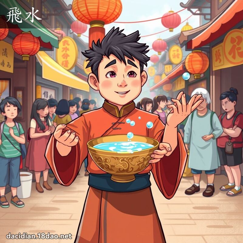飛水 - 國語大辭典配圖