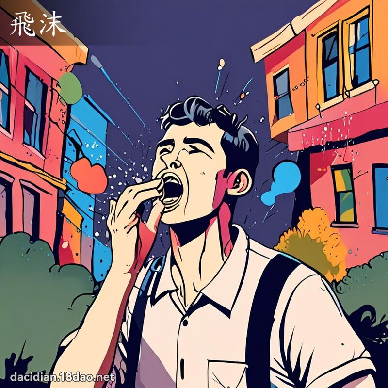 飛沫 - 國語大辭典配圖