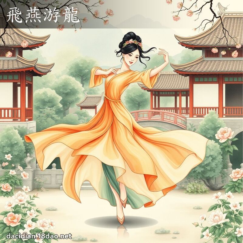 飛燕游龍 - 國語大辭典配圖